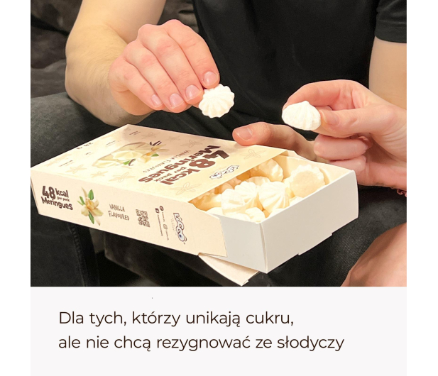LOCCO Locco 48 kcal Niskokaloryczne bezy proteinowe Waniliowe - 1503764 - zdjęcie 4